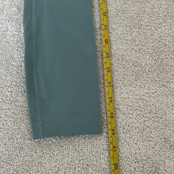 Lululemon Wunder Train Contour Fit High-Rise Crop 23" Misty Glade Size 2 - Picture 10 of 14